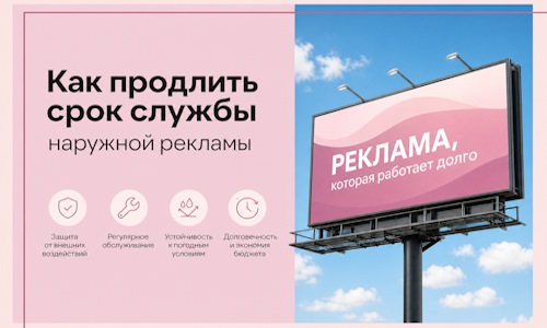 Как продлить срок службы наружной рекламы в Морозовске