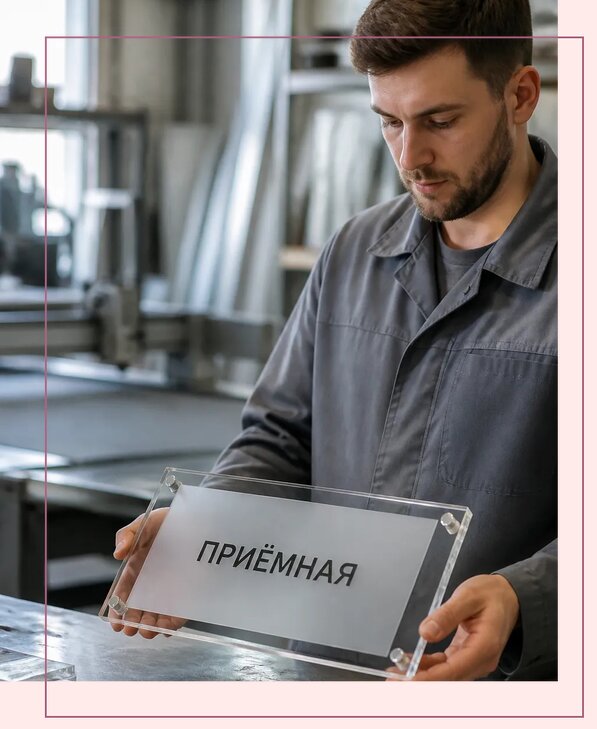Таблички из оргстекла на заказ в Морозовске от 4004 р. | Аванза-Мрз