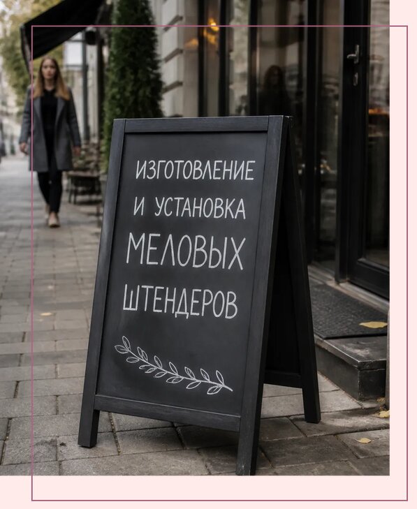 Меловые штендеры в Морозовске по цене от 6673 р. | Аванза-Мрз